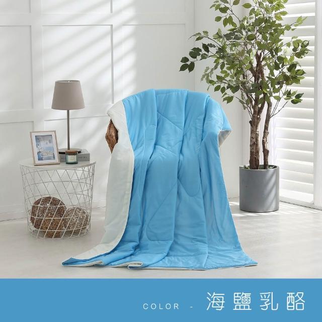 【ISHUR 伊舒爾】玩色雙面冰凍被1入 5x6尺(贈室內擴香組1入/涼被/夏被/多款任選)