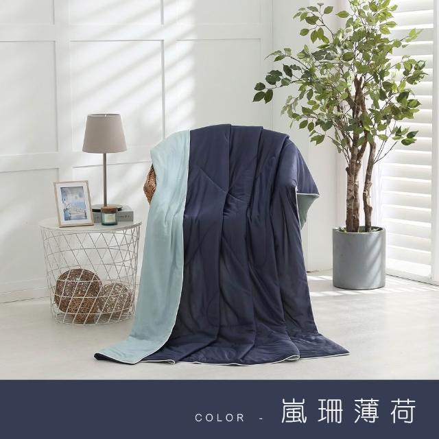 【ISHUR 伊舒爾】玩色雙面冰凍被1入 5x6尺(贈室內擴香組1入/涼被/夏被/多款任選)