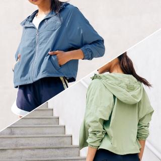 【YUANDONGLI 元動力】-O 輕量透氣純棉連帽抽繩防曬外套(兩色；S-L；4232324004)