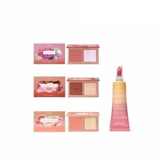 【benefit 貝玲妃】夏季限定彩妝組(謎星漫步頰彩雙重奏+夢遊仙境修護潤唇膏)