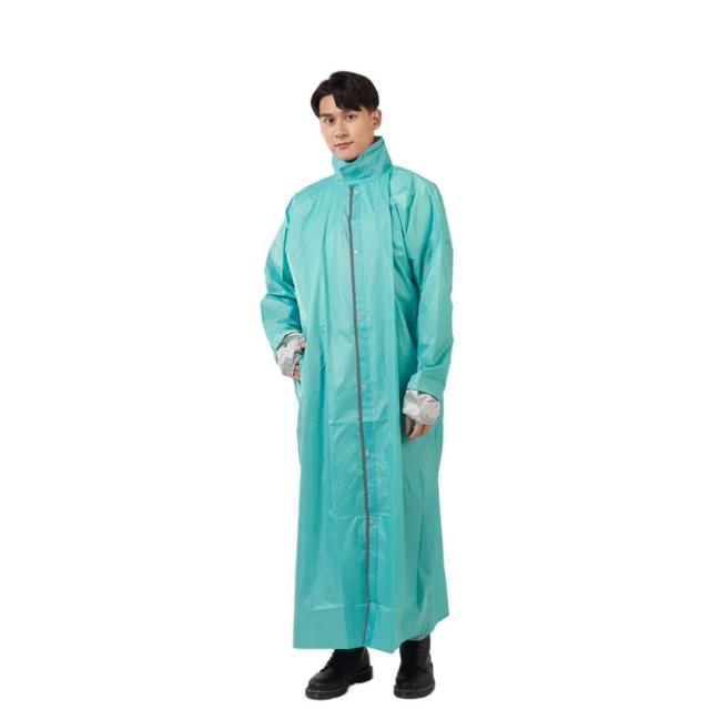 【雨沐HOOMUA】經典前開式雨衣防滲水升級版(專利隱藏式側開拉鍊防水設計)