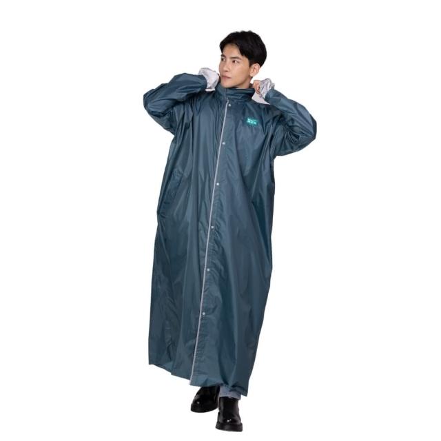 【雨沐HOOMUA】經典前開式雨衣防滲水升級版(專利隱藏式側開拉鍊防水設計)