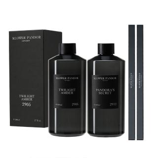 【KLOWER PANDOR】KP記憶香氛 沉浸式空間擴香補充瓶500ml-2入組(多款任選)