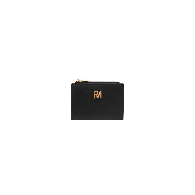 【ROBINMAY】洛絲真皮薄中夾 頭層皮(拉鍊+壓扣封口/多色任選/女夾)