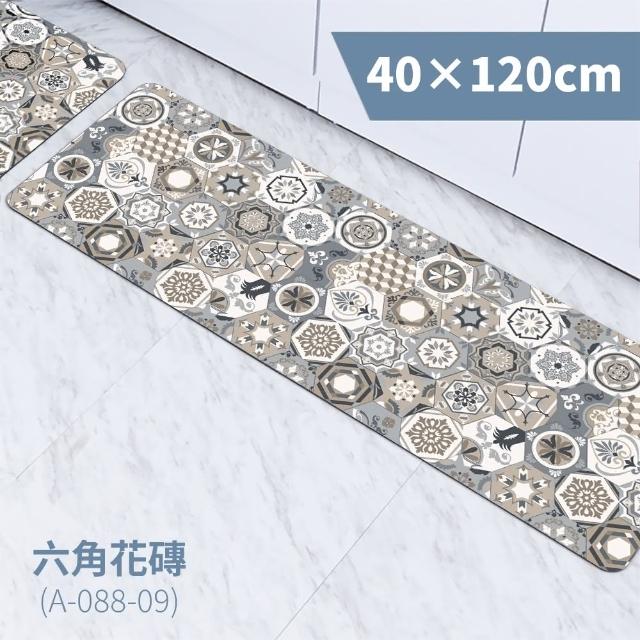 【FL生活＋】奈米硅藻土速乾防滑吸水地墊-基本款2入+特長款2入(雙衛廚房滿配組)