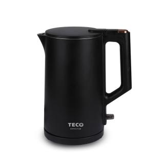 快煮壺 【TECO 東元】316不鏽鋼雙層防燙快煮壺-尊爵黑(XYFYK1513B)