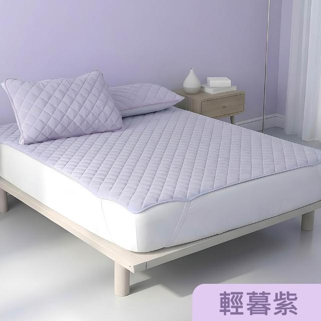【Tonia Nicole 東妮寢飾】TopCool冰凍銀抗菌涼感墊/涼感保潔墊+枕頭保潔墊2入-八色任選(雙人)