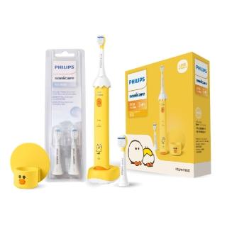 【Philips 飛利浦】莎莉兒童牙刷★明星組★音波電動牙刷組+兒童刷頭組 一年份刷頭(聯名限定)