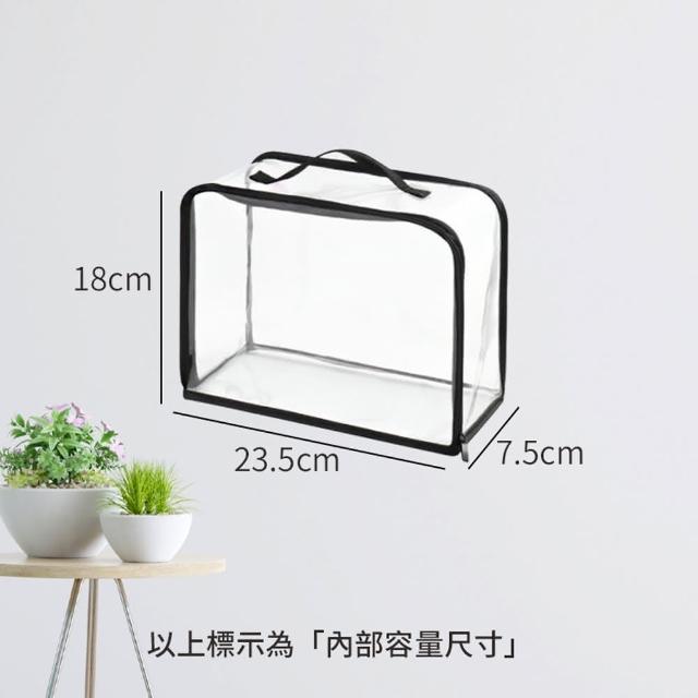 【Her】S號 M號 封閉式包包收納袋 透明防塵袋 PVC包包收納袋(全封閉防水包 防塵 透明可視 