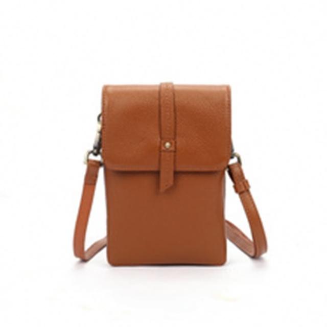 【玩皮工坊】頭層牛皮雙層 LB982 女士肩背小包(真皮包包 五色可選)
