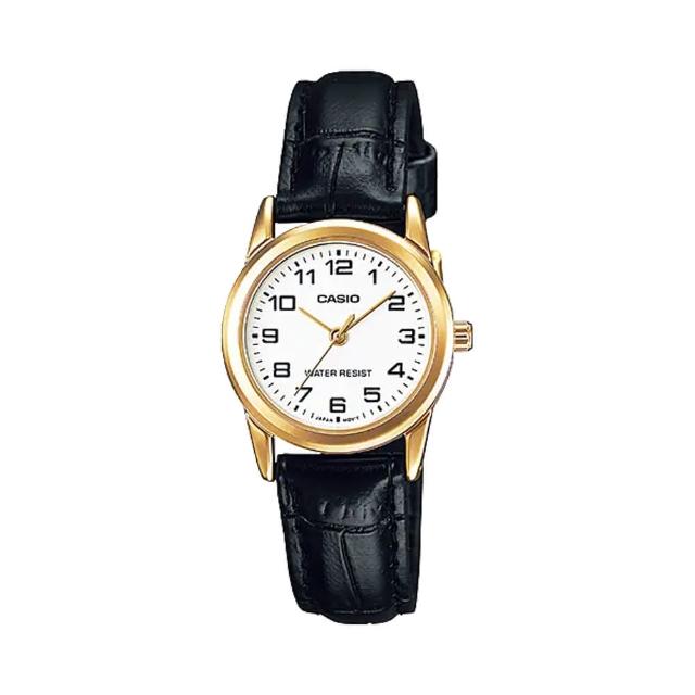 【CASIO 卡西歐】復古簡約指針錶(MTP-V001GL/LTP-V001GL)