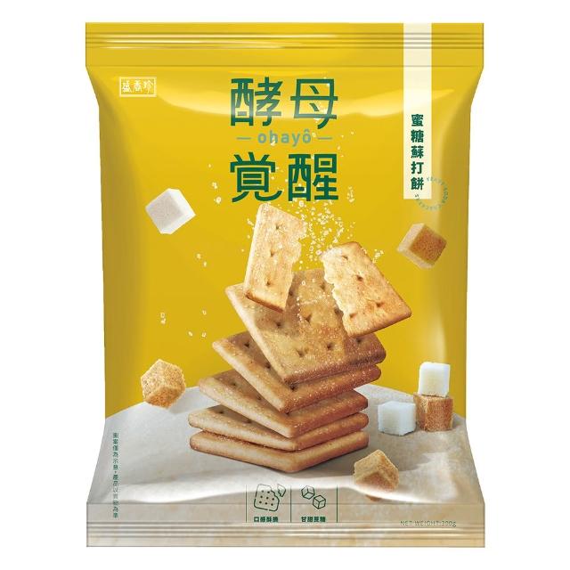 【盛香珍】蘇打餅X4包入(酵母覺醒系列口味任選) 中元普渡/拜拜/澎派/餅乾