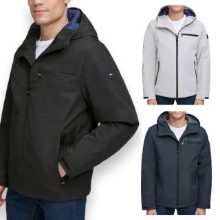【TOMMY HILFIGER】經典男女款 防風/防潑水/衝鋒風衣外套/秋冬外套/厚款外套(多色任選)