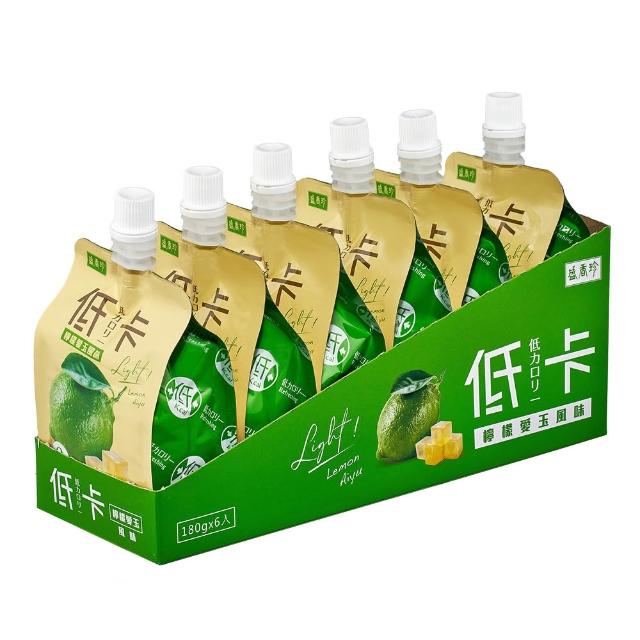 【盛香珍】Energy Time機能飲/零卡蒟蒻/低卡180gX4盒組(6包/盒)-口味任選 果凍飲 果凍包 即食果凍 隨身果凍