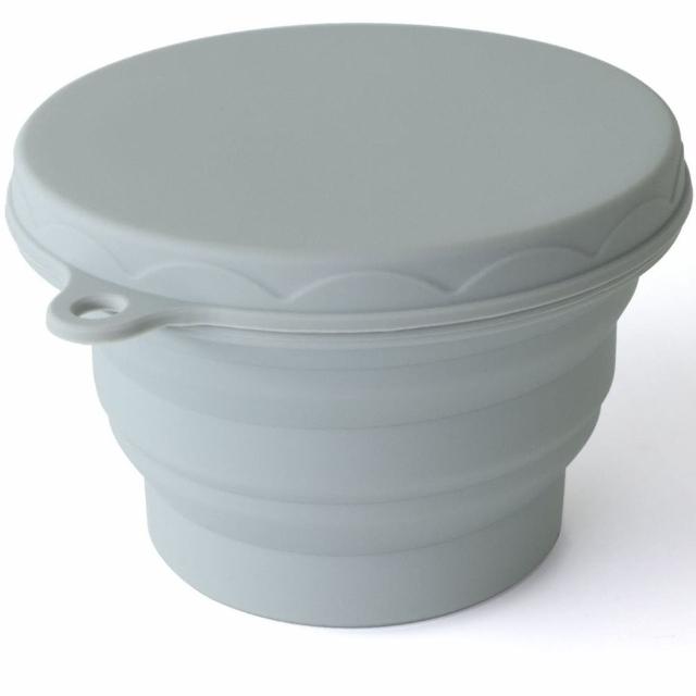 小綠豆居家百貨 環保折疊＋密封矽膠保鮮盒500ML/550ML(便當盒 折疊餐盒 微波餐盒 保鮮盒 野餐)
