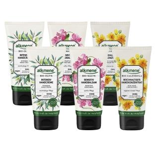 11584903 OL 【德國alkmene】草本修護護手霜75mlx6入-橄欖/錦葵/金盞花/蘆薈(總代理公司貨)