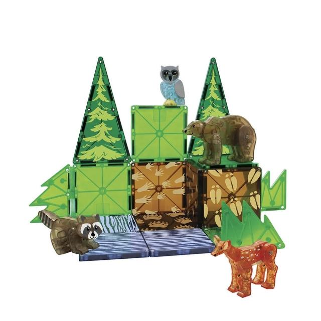 【Magna-Tiles】動物系列磁力積木25片-5款可選(磁力片/STEAM 玩具/益智玩具)