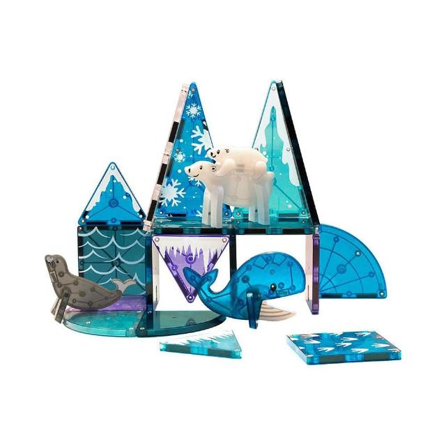 【Magna-Tiles】動物系列磁力積木25片-5款可選(磁力片/STEAM 玩具/益智玩具)