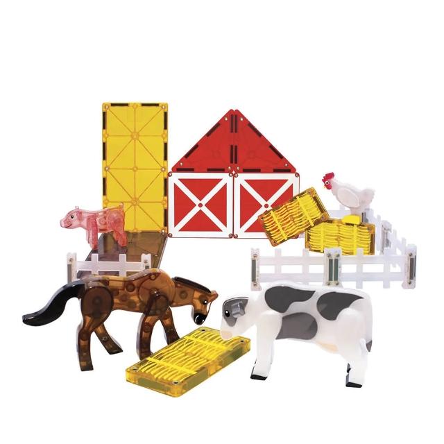 【Magna-Tiles】動物系列磁力積木25片-5款可選(磁力片/STEAM 玩具/益智玩具)