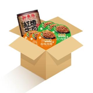 【新東陽】超值七件罐頭組(原味肉醬/瓜仔肉/紅燒牛肉)