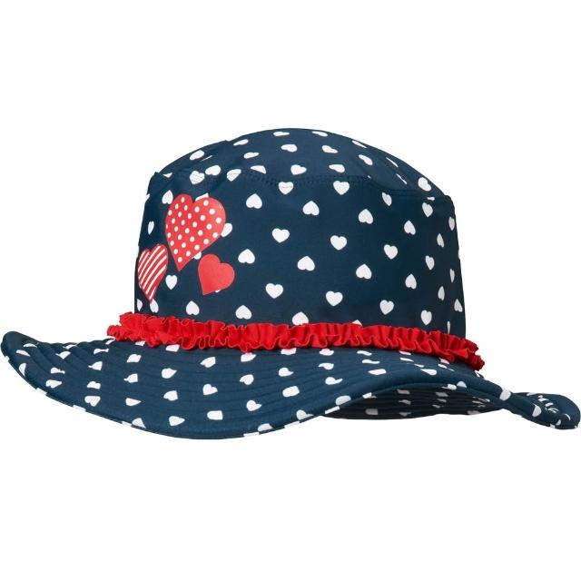 【Playshoes】嬰兒童抗UV防曬水陸兩用漁夫帽(護頸遮脖遮陽帽泳帽)