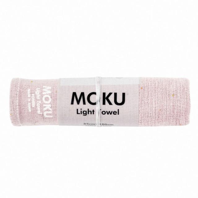 【KONTEX】原廠正貨 100%日本製 MOKU 系列輕薄透氣速乾吸水長毛巾 運動毛巾 33x100cm(健身/露營/旅行)