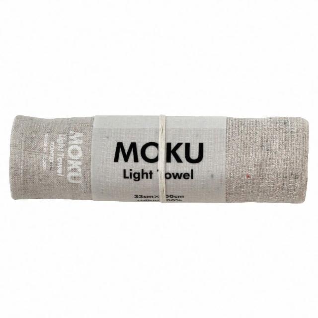 【KONTEX】原廠正貨 100%日本製 MOKU 系列輕薄透氣速乾吸水長毛巾 運動毛巾 33x100cm(健身/露營/旅行)
