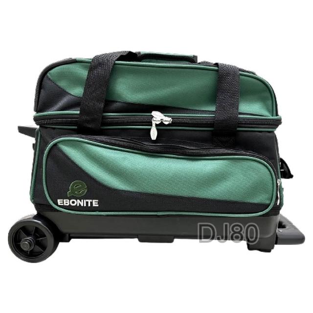 【DJ80 嚴選】美國Ebonite Transport II SERIES TWO BALL拉桿式高級保齡雙球袋(7色任選 代理商公司貨)