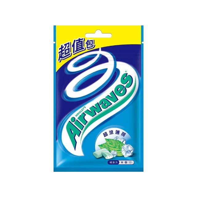 【Airwaves】超涼無糖口香糖 62g*10入(提神/潔牙/口腔清潔)