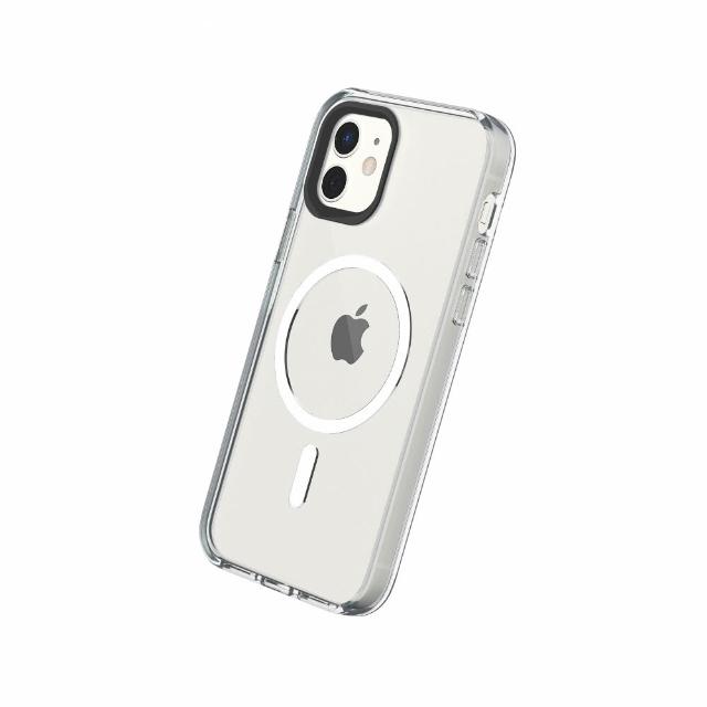 【RHINOSHIELD 犀牛盾】iPhone 全系列 Clear MagSafe兼容 抗黃化透明防摔磁吸手機殼(相機鍵按鈕/開孔版)