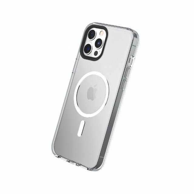 【RHINOSHIELD 犀牛盾】iPhone 全系列 Clear MagSafe兼容 抗黃化透明防摔磁吸手機殼(相機鍵按鈕/開孔版)