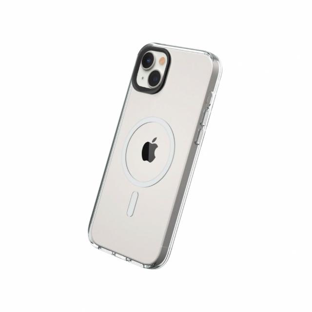 【RHINOSHIELD 犀牛盾】iPhone 全系列 Clear MagSafe兼容 抗黃化透明防摔磁吸手機殼(相機鍵按鈕/開孔版)