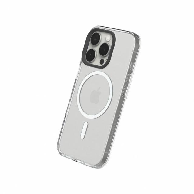 【RHINOSHIELD 犀牛盾】iPhone 全系列 Clear MagSafe兼容 抗黃化透明防摔磁吸手機殼(相機鍵按鈕/開孔版)