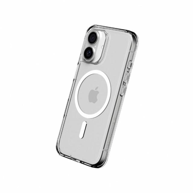 【RHINOSHIELD 犀牛盾】iPhone 全系列 Clear MagSafe兼容 抗黃化透明防摔磁吸手機殼(相機鍵按鈕/開孔版)