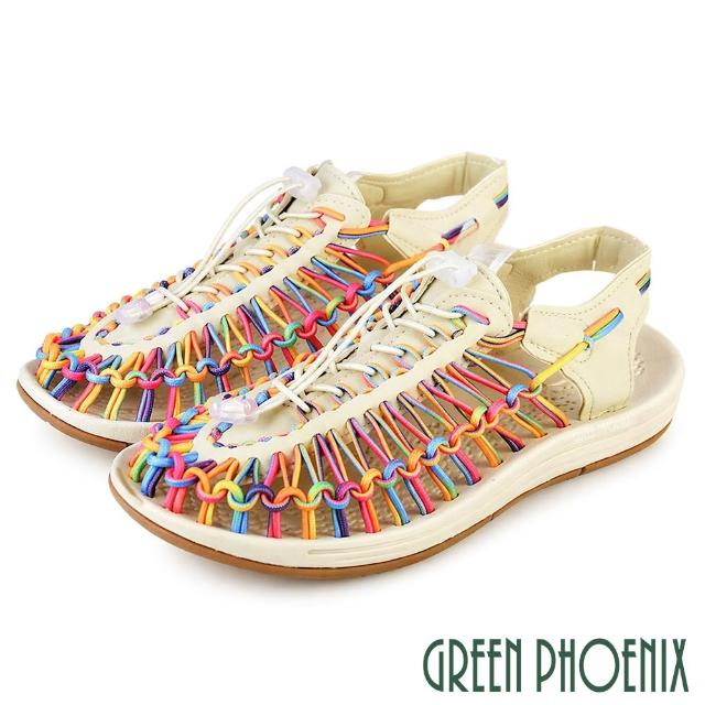 【GREEN PHOENIX 波兒德】男女 情侶 涼鞋 溯溪鞋 手工 編織 水陸 戶外(35-46)