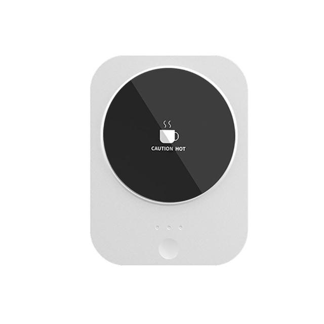 【ANTIAN】2入組 重力感應智能恒溫加熱杯墊 50℃/55℃/60℃ 三檔保溫 辦公室暖杯墊(恆溫杯墊 情人節禮物)