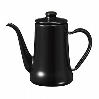 【JIA 品家】福利品-月兔印琺瑯手沖壺0.7L(黑色/藍色/白色/紅色/黃色五色任選)