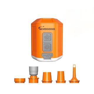 【Aerogogo】GIGA PUMP 4.0 口袋幫浦 - 活力橘(充氣+抽氣+照明 三合一) 官方直營