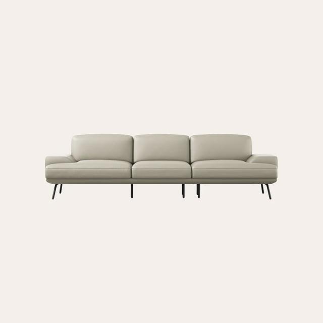 【iloom 怡倫家居】VANCOUVER 4人座天然皮革沙發(沙發 皮革沙發 四人座沙發 皮沙發)