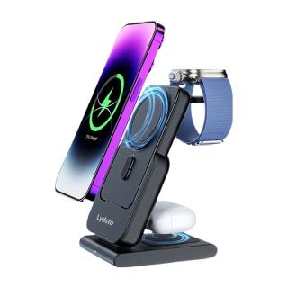 【Lydsto】W17 5000mAh 18W 單孔輸出 三合一磁吸無線充電(Magsafe)