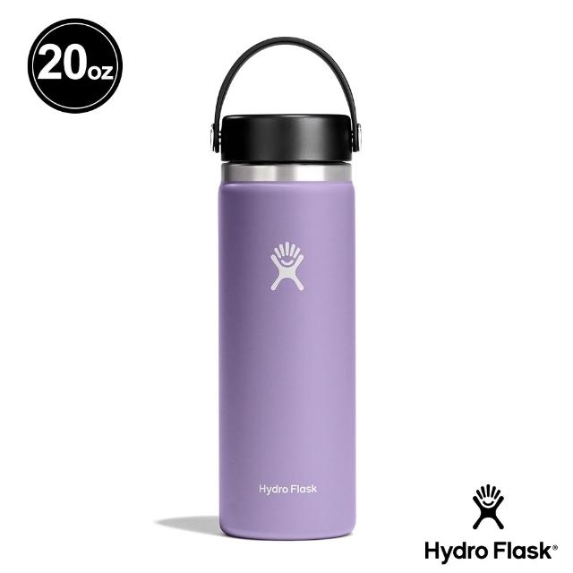 【Hydro Flask】20oz/592ml 寬口 提環 保溫瓶 多色可選(高保冰 無毒 美國品牌 食安 防滑塗層 大口徑)