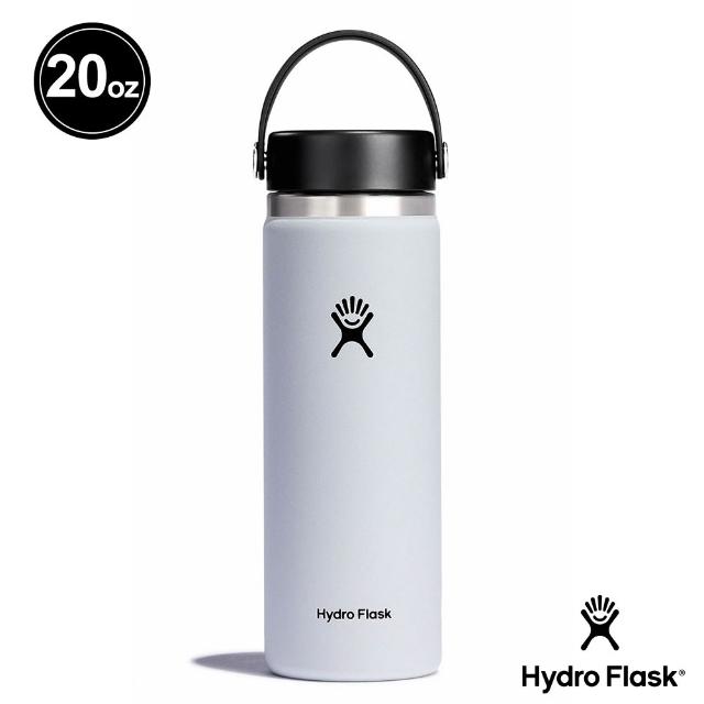 【Hydro Flask】20oz/592ml 寬口 提環 保溫瓶 多色可選(高保冰 無毒 美國品牌 食安 防滑塗層 大口徑)