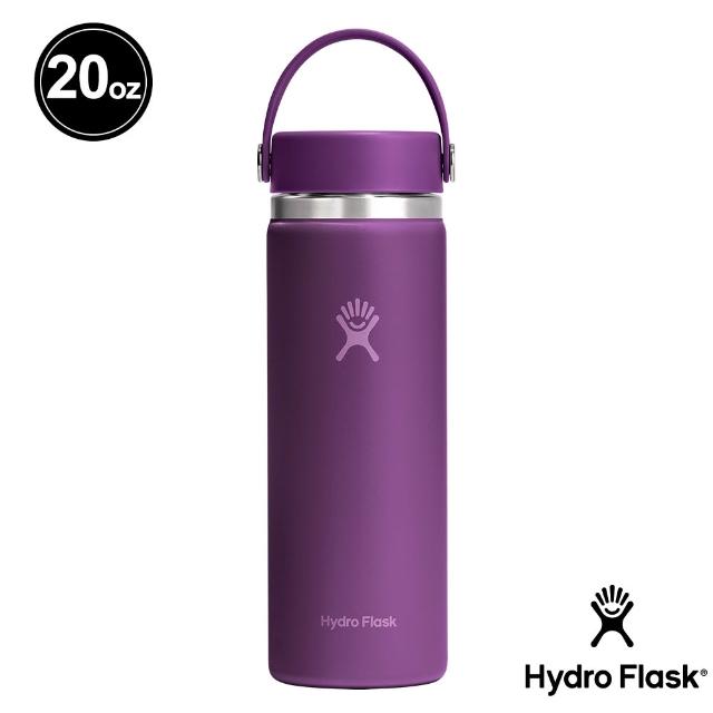 【Hydro Flask】20oz/592ml 寬口 提環 保溫瓶 多色可選(高保冰 無毒 美國品牌 食安 防滑塗層 大口徑)