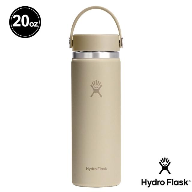 【Hydro Flask】20oz/592ml 寬口 提環 保溫瓶 多色可選(高保冰 無毒 美國品牌 食安 防滑塗層 大口徑)