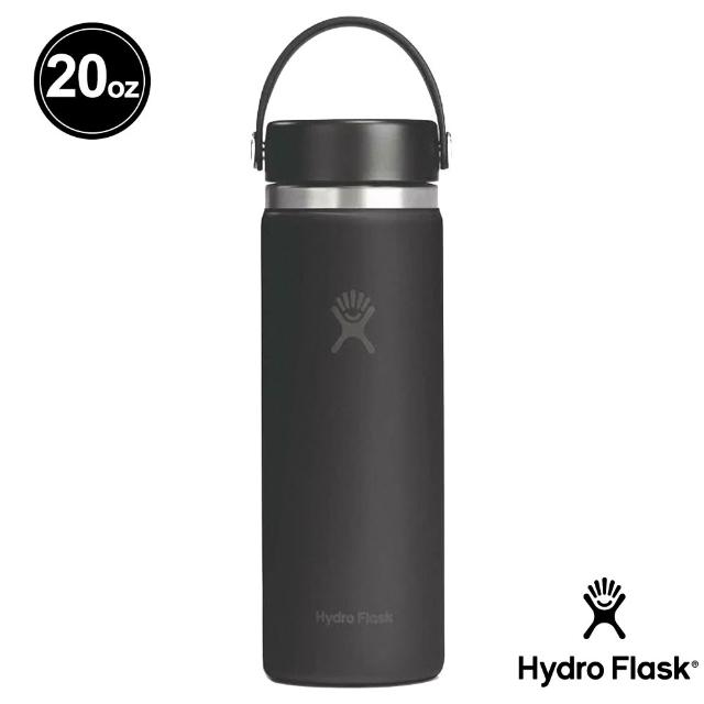【Hydro Flask】20oz/592ml 寬口 提環 保溫瓶 多色可選(高保冰 無毒 美國品牌 食安 防滑塗層 大口徑)