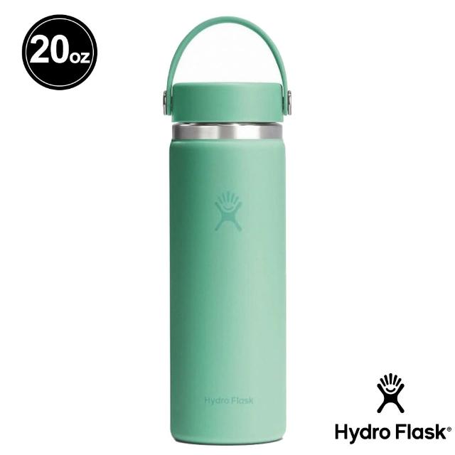 【Hydro Flask】20oz/592ml 寬口 提環 保溫瓶 多色可選(高保冰 無毒 美國品牌 食安 防滑塗層 大口徑)