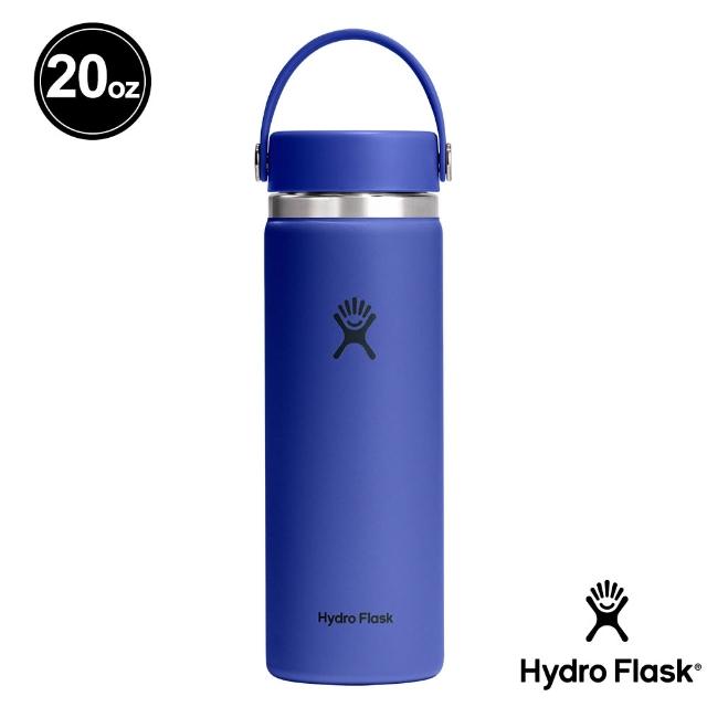 【Hydro Flask】20oz/592ml 寬口 提環 保溫瓶 多色可選(高保冰 無毒 美國品牌 食安 防滑塗層 大口徑)