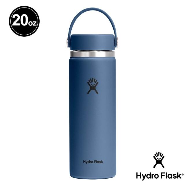 【Hydro Flask】20oz/592ml 寬口 提環 保溫瓶 多色可選(高保冰 無毒 美國品牌 食安 防滑塗層 大口徑)