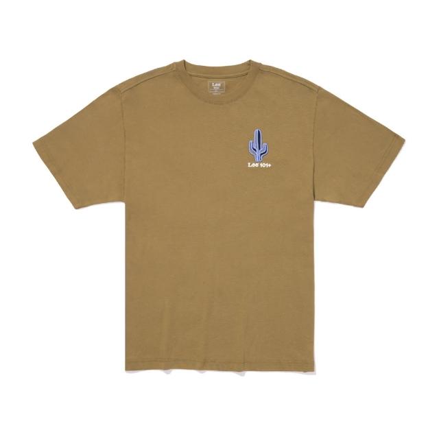 【Lee】出清品-男裝 短袖T恤 / 左胸仙人掌 共2色 舒適版型 / 101+ 系列(LB302073034 / LB302073035)