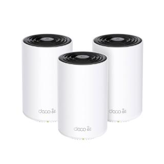 無線路由器 【TP-Link】WiFi 6E AXE5400 三頻 Gigabit 真Mesh 無線路由器 分享器(透天厝首選/Deco XE75 三入組)